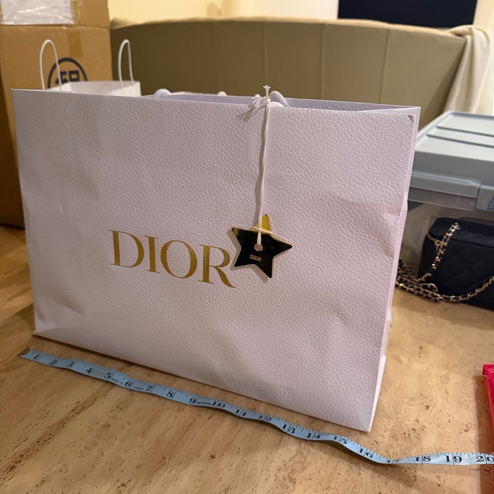 Dior Paper Bag with Star Charm